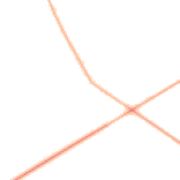 Night-time road noise heatmap for NG21 9JR