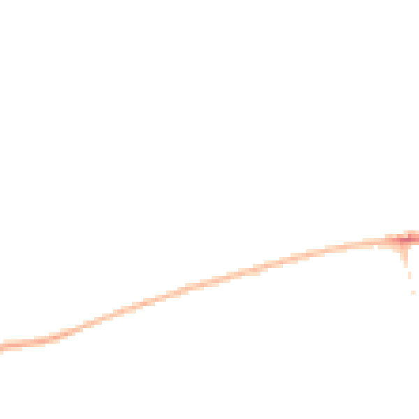 Night-time road noise heatmap for NG21 9NQ