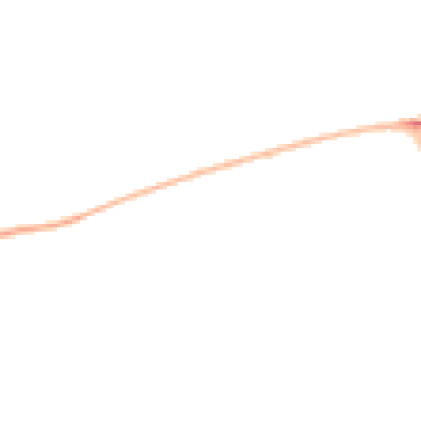 Night-time road noise heatmap for NG21 9NR