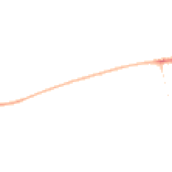Night-time road noise heatmap for NG21 9PY