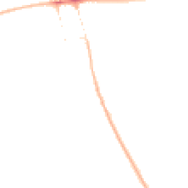 Night-time road noise heatmap for NG21 9RF