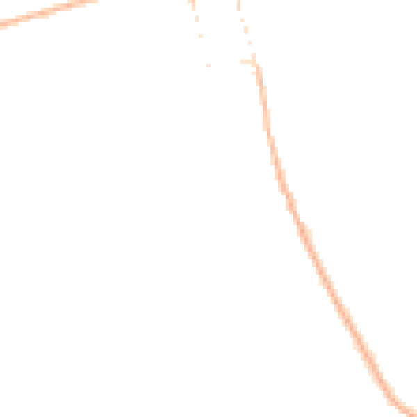 Night-time road noise heatmap for NG21 9RS