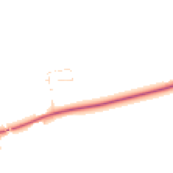Daytime road noise heatmap for NG21 9SN