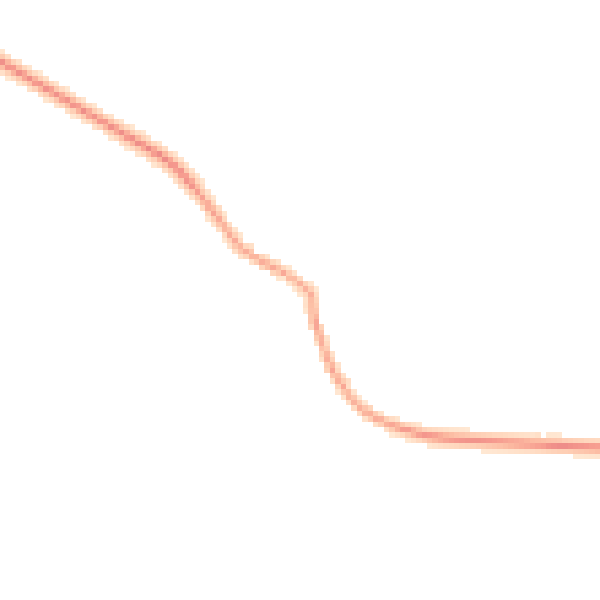 Night-time road noise heatmap for NG22 0AD