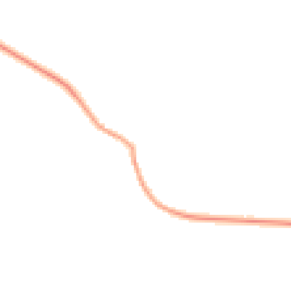 Night-time road noise heatmap for NG22 0AE