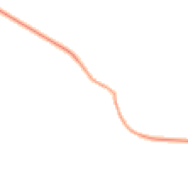 Night-time road noise heatmap for NG22 0AG