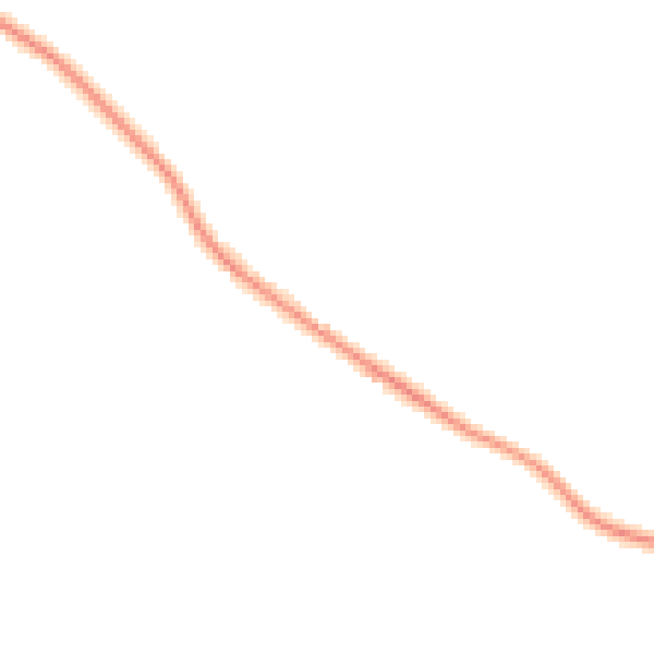 Night-time road noise heatmap for NG22 0AU
