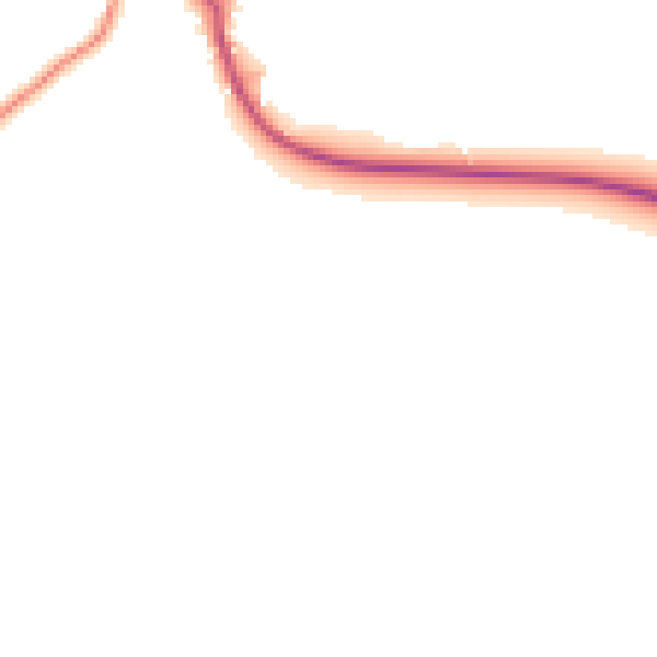 Daytime road noise heatmap for NG22 0AY
