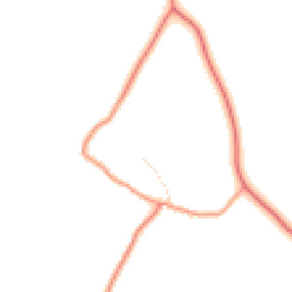 Daytime road noise heatmap for NG22 0BQ