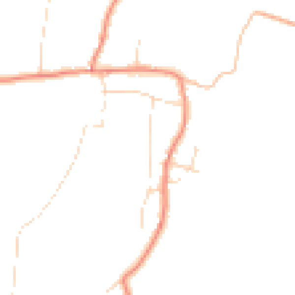 Daytime road noise heatmap for NG22 0DJ