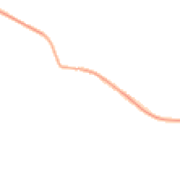 Night-time road noise heatmap for NG22 0EW