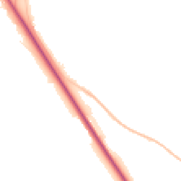 Night-time road noise heatmap for NG22 0ND
