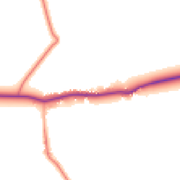 Daytime road noise heatmap for NG22 0TF