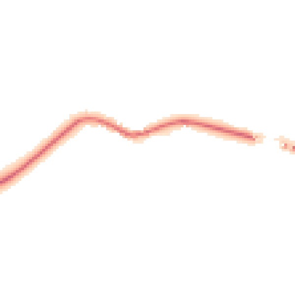Night-time road noise heatmap for NG22 0UG