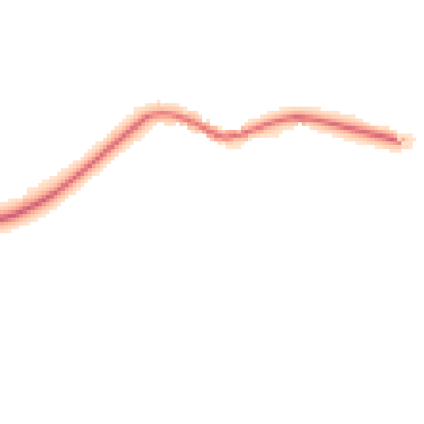 Night-time road noise heatmap for NG22 0UQ