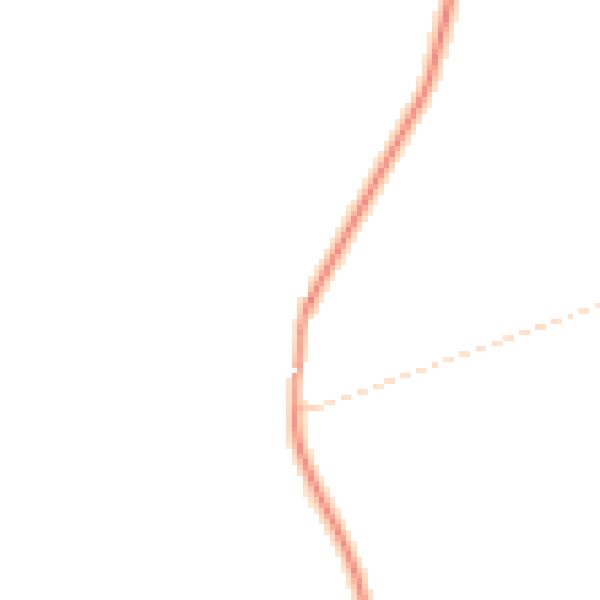Daytime road noise heatmap for NG22 0UZ