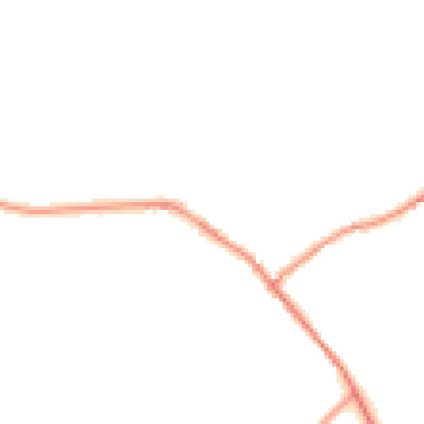Daytime road noise heatmap for NG22 8BB