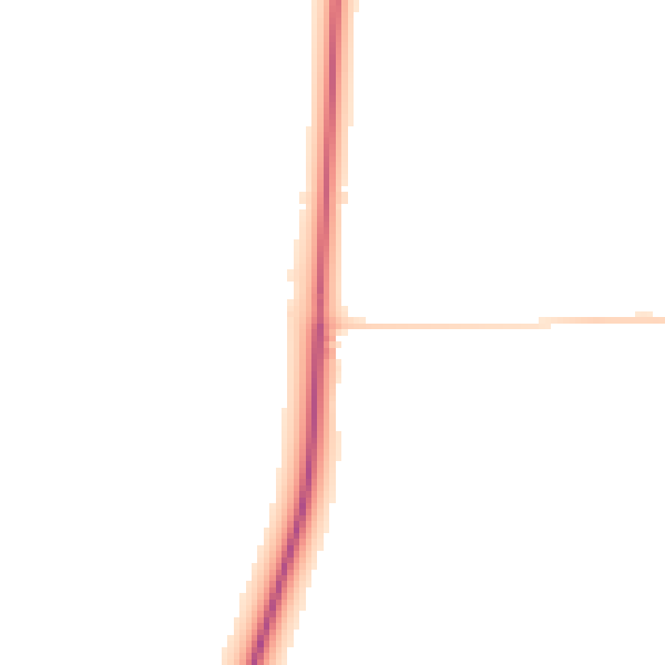 Night-time road noise heatmap for NG22 8TH