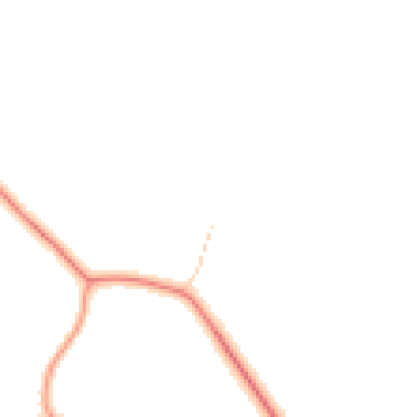 Daytime road noise heatmap for NG22 8TX