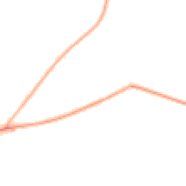 Night-time road noise heatmap for NG22 9HE