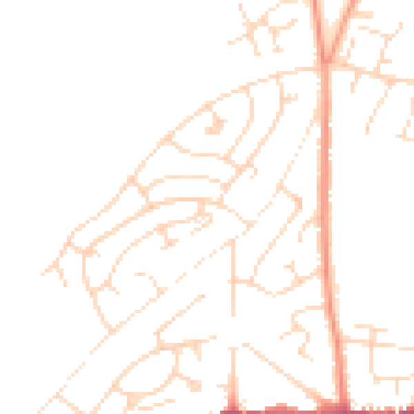 Daytime road noise heatmap for NG22 9XB