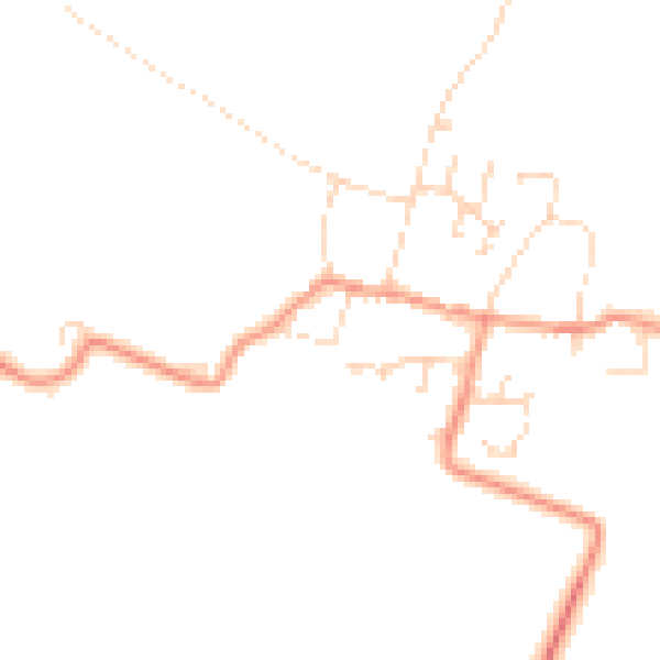 Daytime road noise heatmap for NG23 5AA