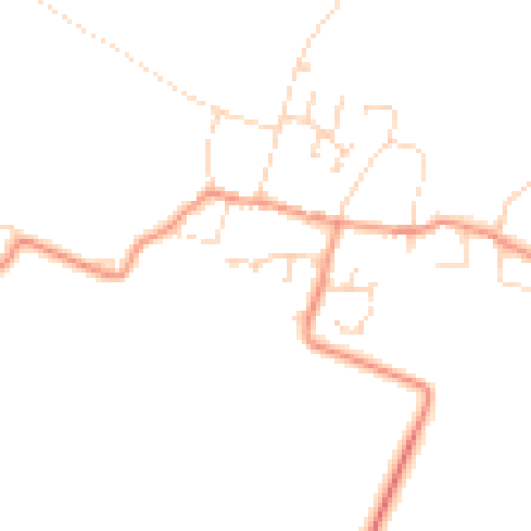 Daytime road noise heatmap for NG23 5AE