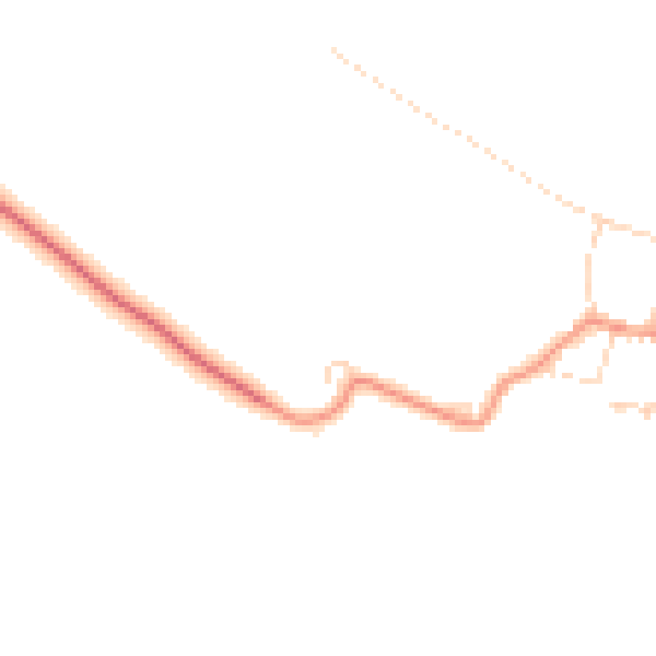 Daytime road noise heatmap for NG23 5AF
