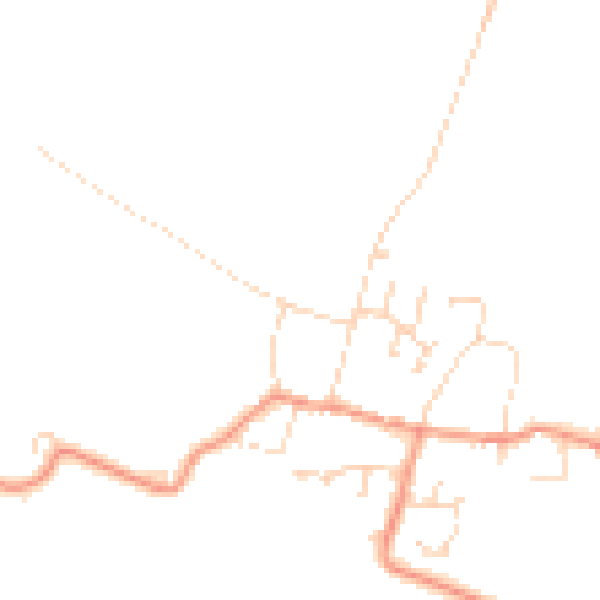 Daytime road noise heatmap for NG23 5AL