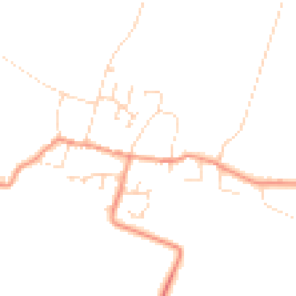 Daytime road noise heatmap for NG23 5BG