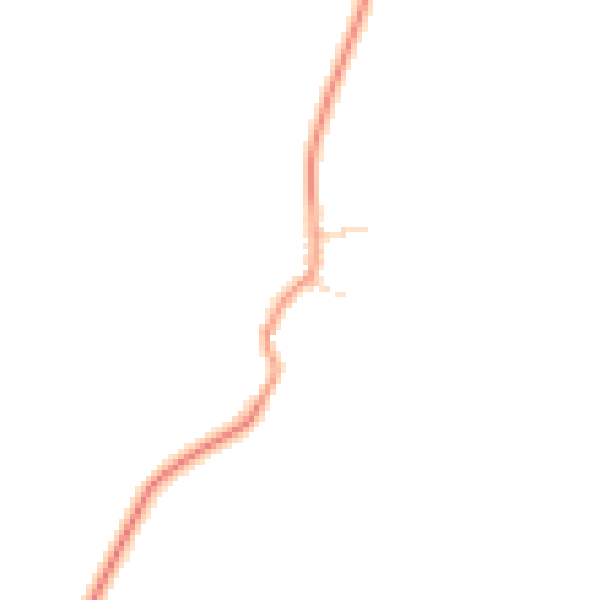 Daytime road noise heatmap for NG23 5DE