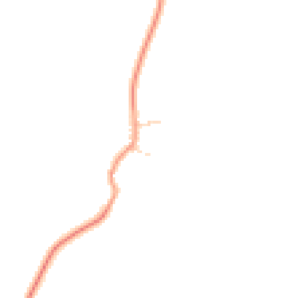Daytime road noise heatmap for NG23 5DF
