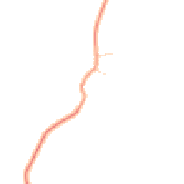 Daytime road noise heatmap for NG23 5DG