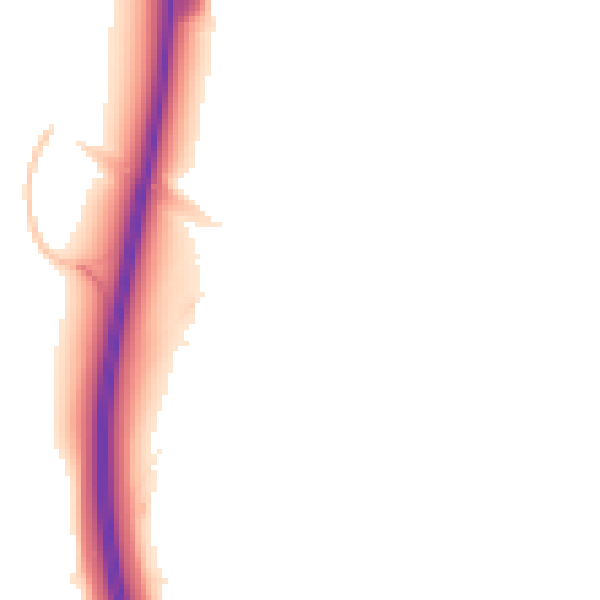 Night-time road noise heatmap for NG23 5DJ