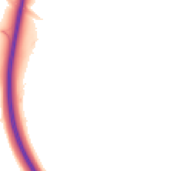 Night-time road noise heatmap for NG23 5EF