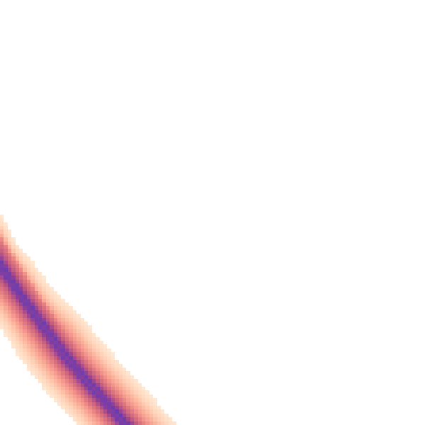 Night-time road noise heatmap for NG23 5EN