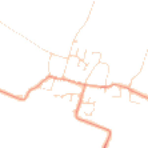 Daytime road noise heatmap for NG23 5FA