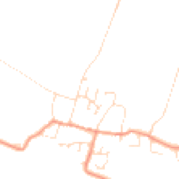 Daytime road noise heatmap for NG23 5FH