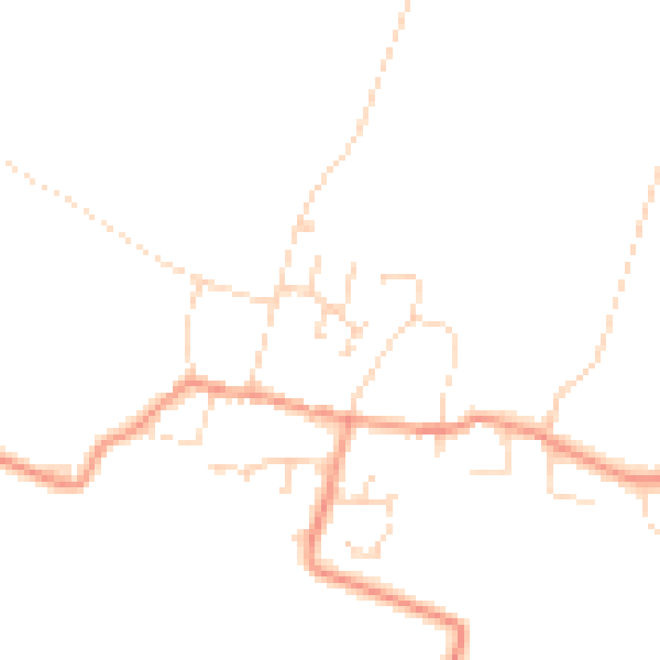 Daytime road noise heatmap for NG23 5FL