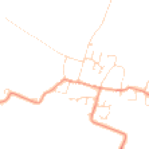 Daytime road noise heatmap for NG23 5GH