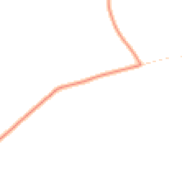 Daytime road noise heatmap for NG23 5HT