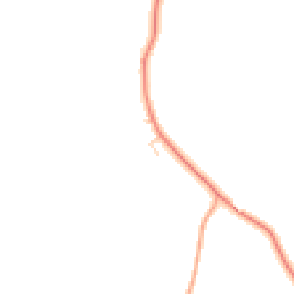 Daytime road noise heatmap for NG23 5JT