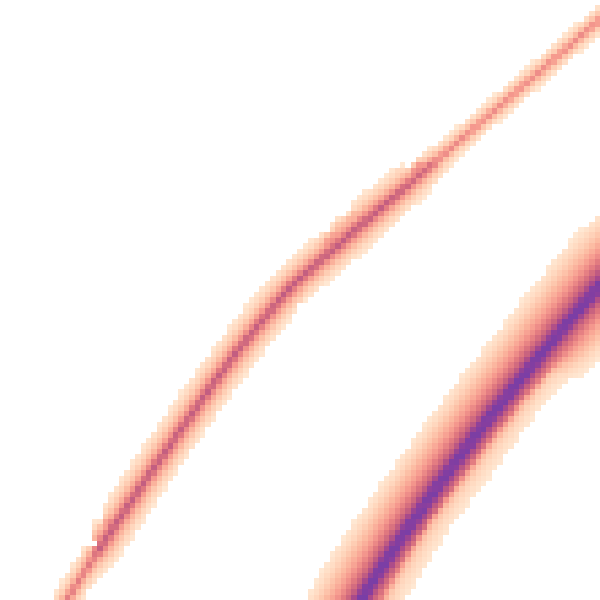 Daytime road noise heatmap for NG23 5QH