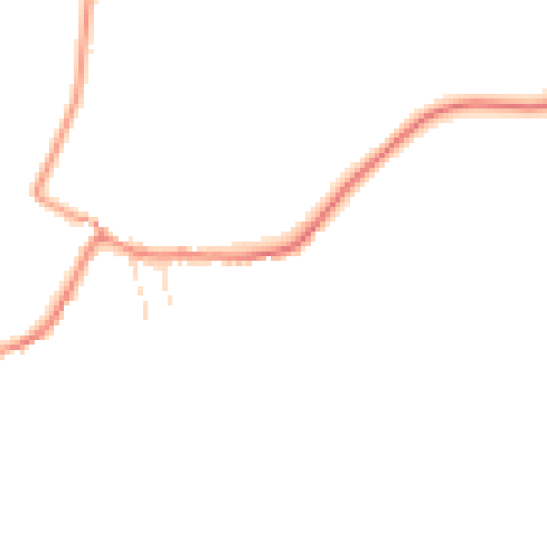 Daytime road noise heatmap for NG23 5TB