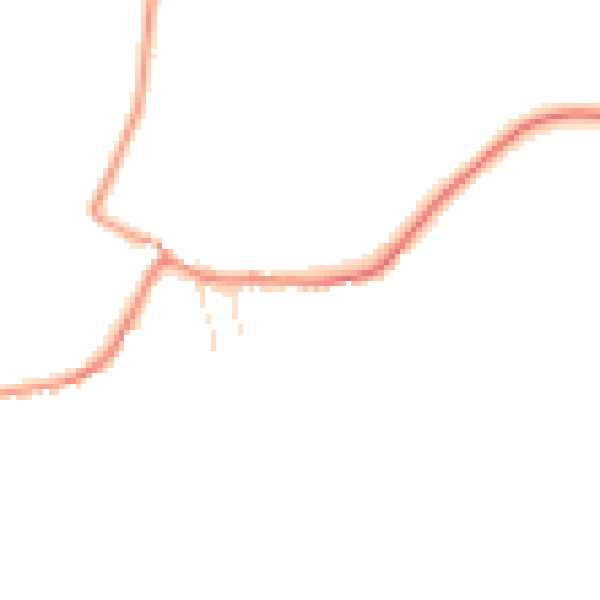 Daytime road noise heatmap for NG23 5TN