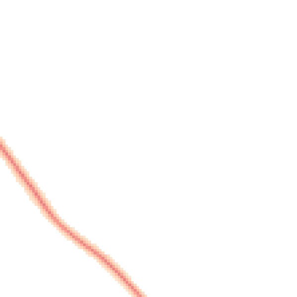 Night-time road noise heatmap for NG23 6AL