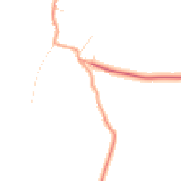 Daytime road noise heatmap for NG23 6DA