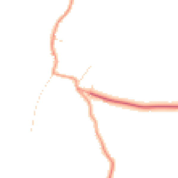 Daytime road noise heatmap for NG23 6DB
