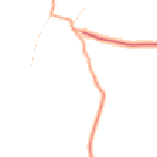 Daytime road noise heatmap for NG23 6DP