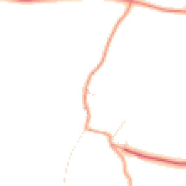 Daytime road noise heatmap for NG23 6DS
